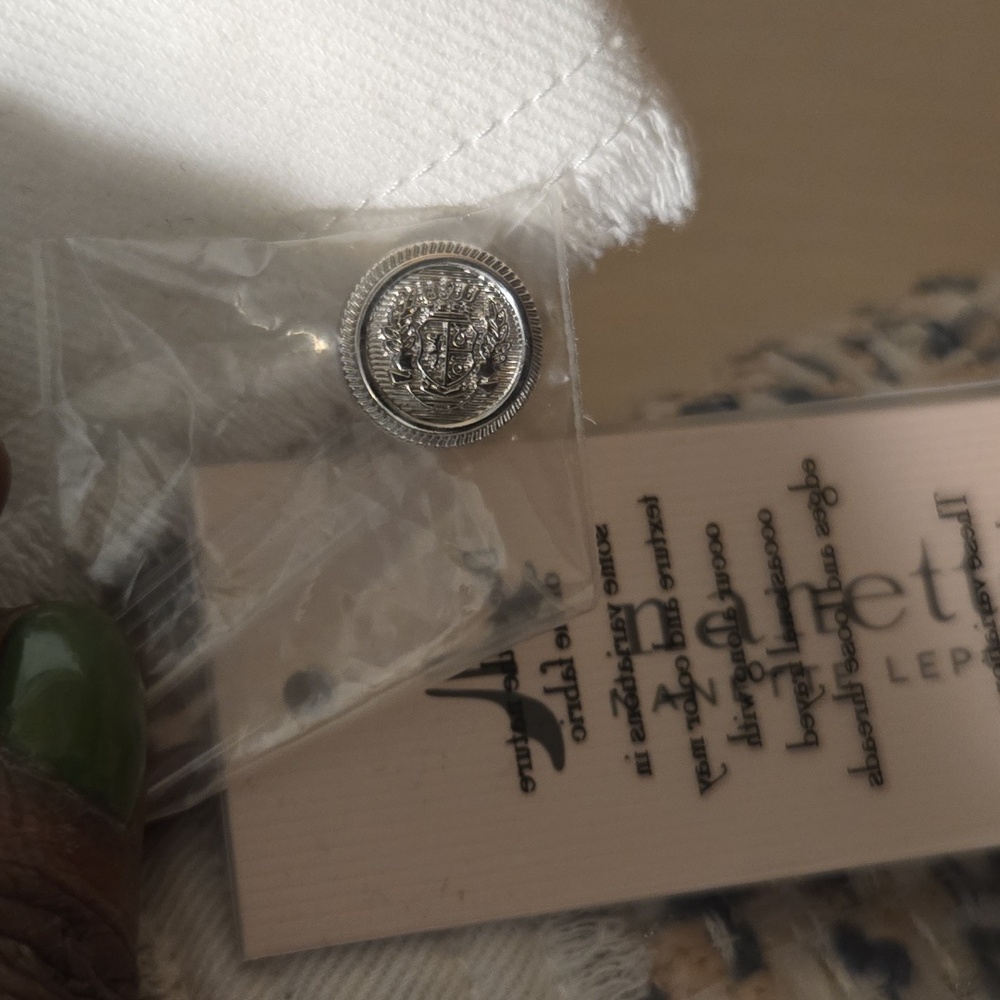 Elegant White Tweed Nanette Lepore Jacket - Picture 7 of 9